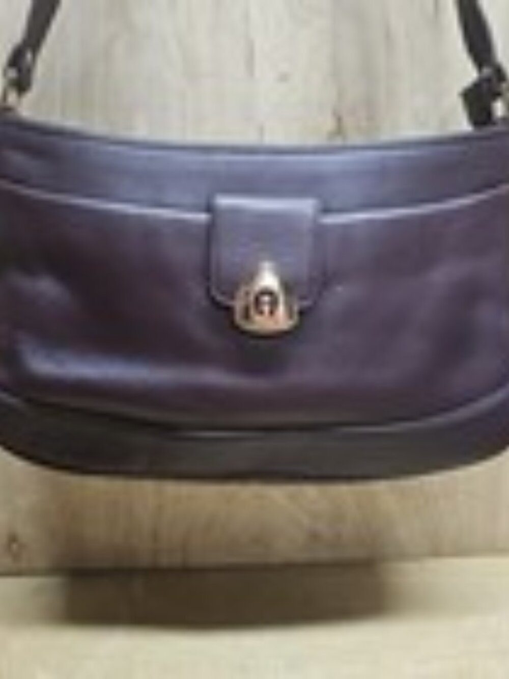 Vintage Etienne Aigner Shoulder Bag Purse Burgundy Oxblood Leather 12 x 7 x 3